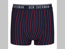 Ben Sherman trenky " Boxerky " materiál 95%polyester 5%elastan farba: modro-červeno-čierna